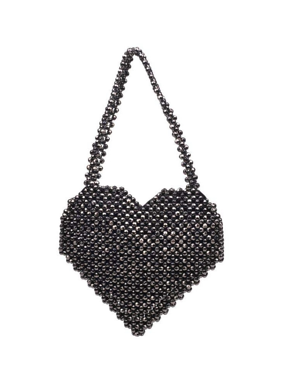Urban Expressions Heart-Shaped Beaded Mini Bag